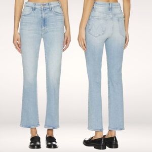 MOTHER The Hustler Ankle California Cruiser Denim Light Blue Jeans Women's Sz 25